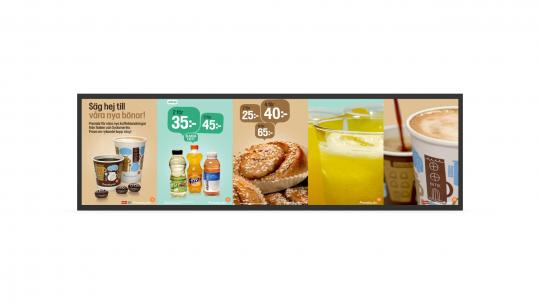 37 Zoll (93,2 cm) Ultra-Wide / Bar-Type Display mit Android 6.0 