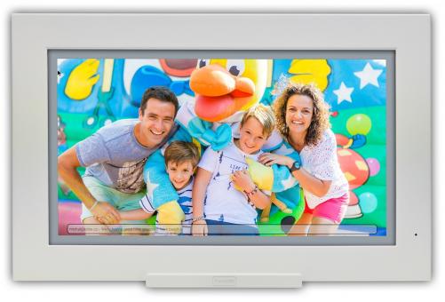 FrameXX HOME240 - 24 Zoll (60,5cm) Full-HD Bildschirm m. WiFi - Rahmen in Weiß 